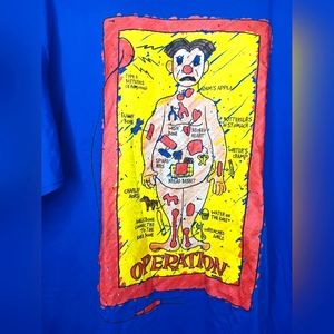 Men's Blue Hasbro Operation T-Shirt Size 3XL